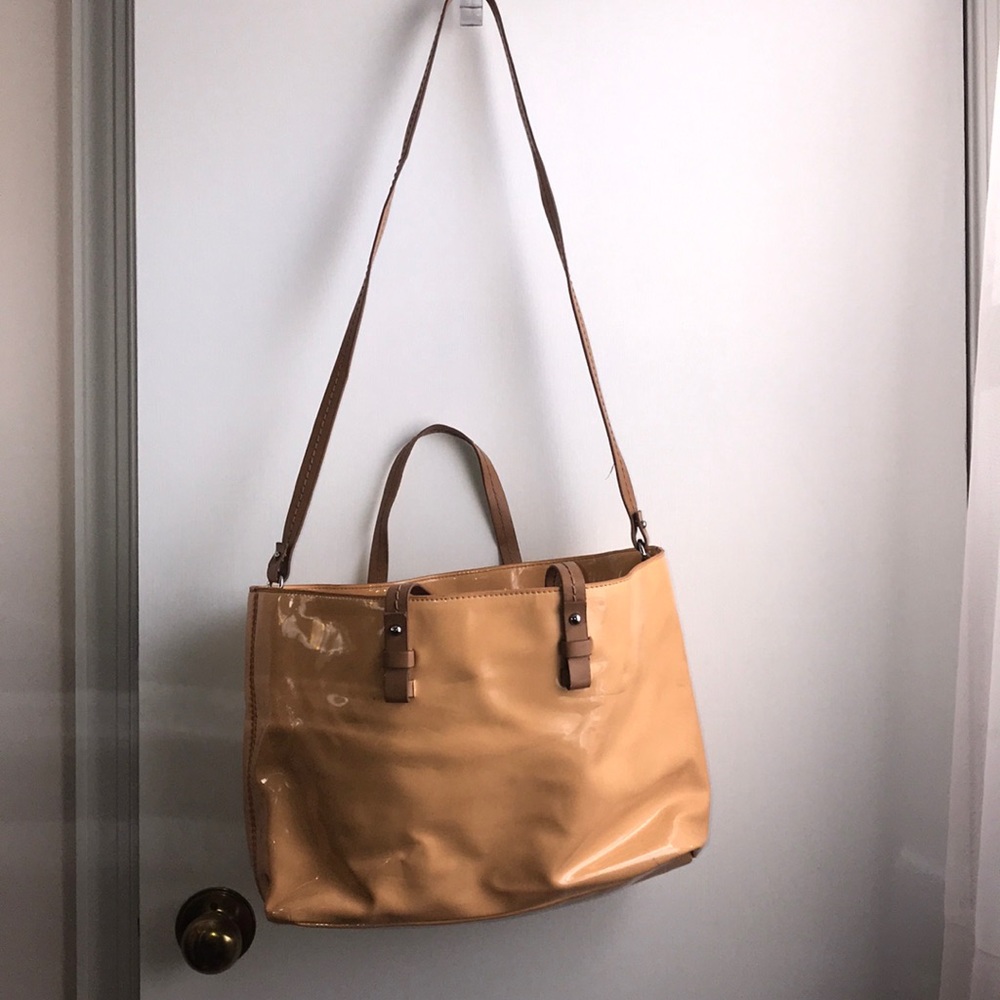 Zara Trafaluc Patent Leather Purse Shoulder Bag